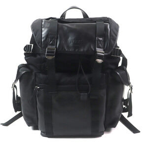 TOD'S XBMTRKG0300SPFB999 Medium Fabric and Leather Backpack with Engraved Log...